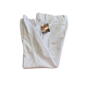 Boys Intensity White Baseball Pants L